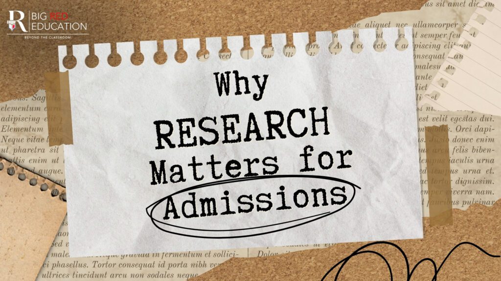 Beyond the GPA: Why High School Research Gives Students a Competitive Edge in College Admissions