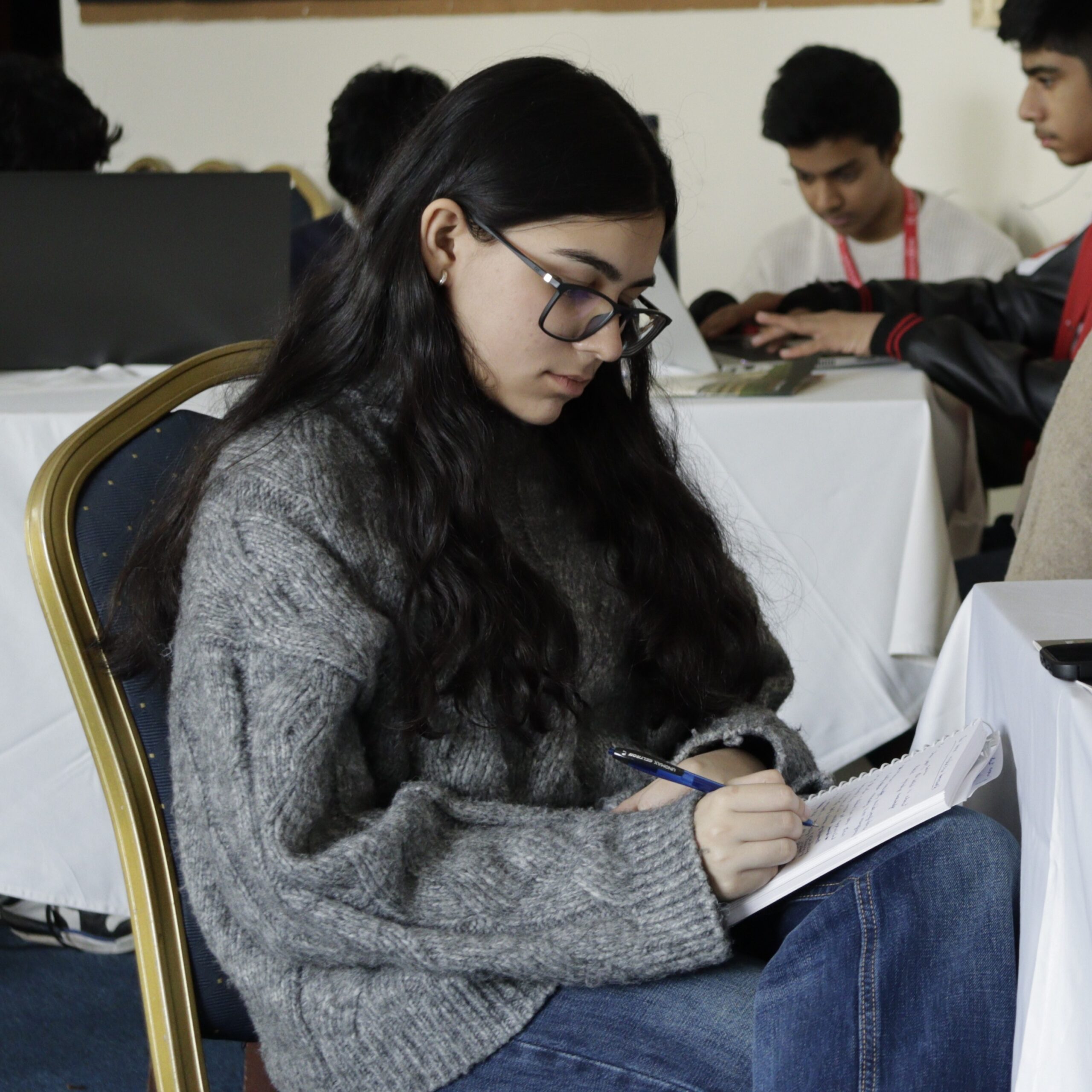 Student writing